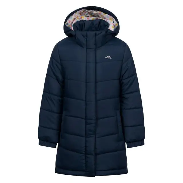 Trespass Girl's Ellster Jacket in Navy | Size: 3-4 Years