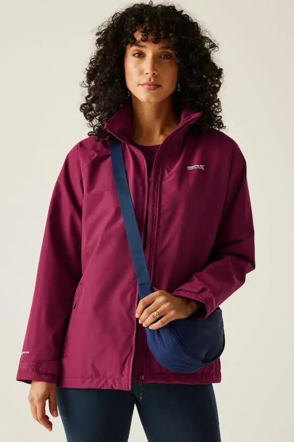 Regatta Women's Daysha II Waterproof Hooded Shell Jacket in Red 