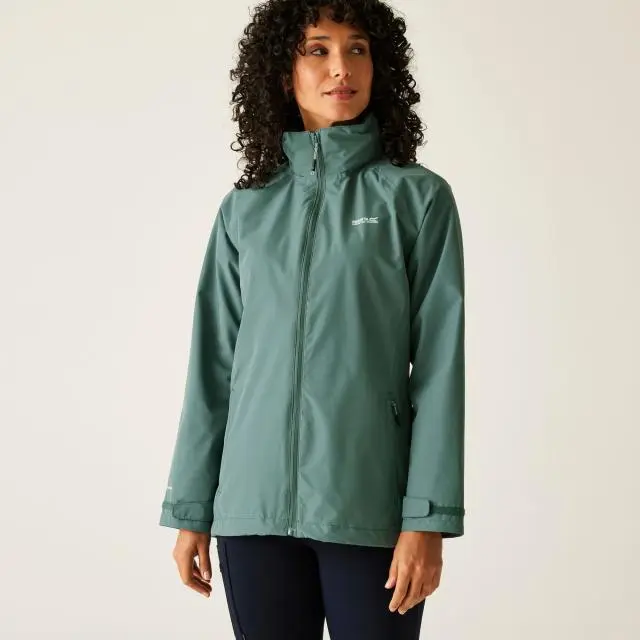 Regatta Women's Daysha Waterproof Shell in Green | Size: 10