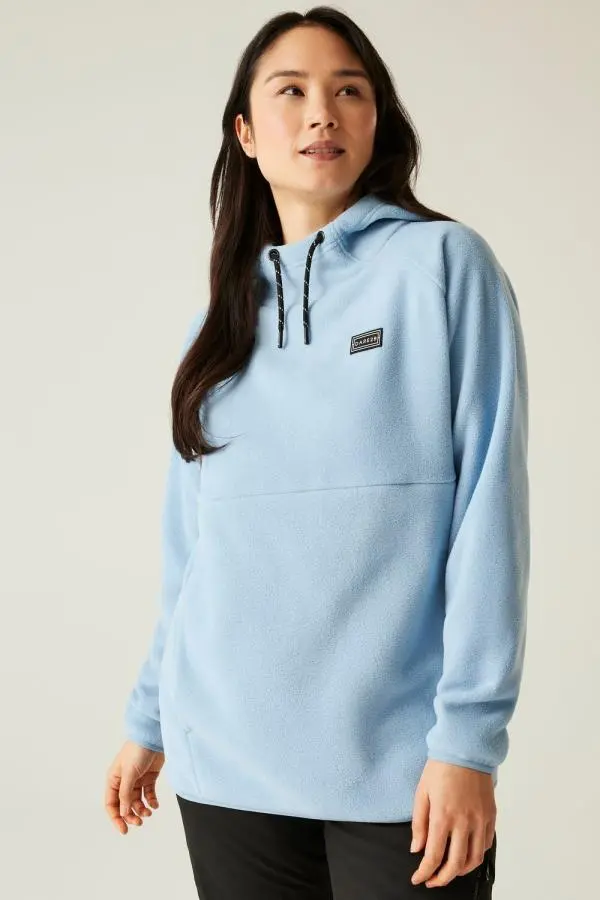 Dare 2b Women's Snowburst Relaxed Active Hoodie Fleece in Blue 
