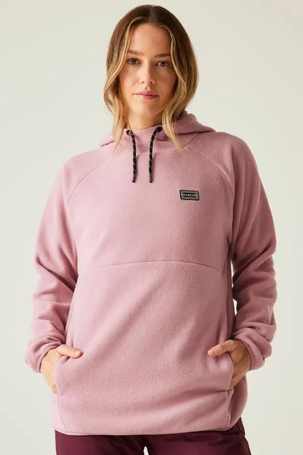Dare 2b Women's Snowburst Relaxed Active Hoodie Fleece in Pale Pink 