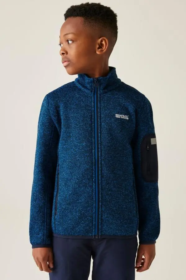 Regatta Newhill Full Zip Lightweight Active Fleece in Bright Blue 