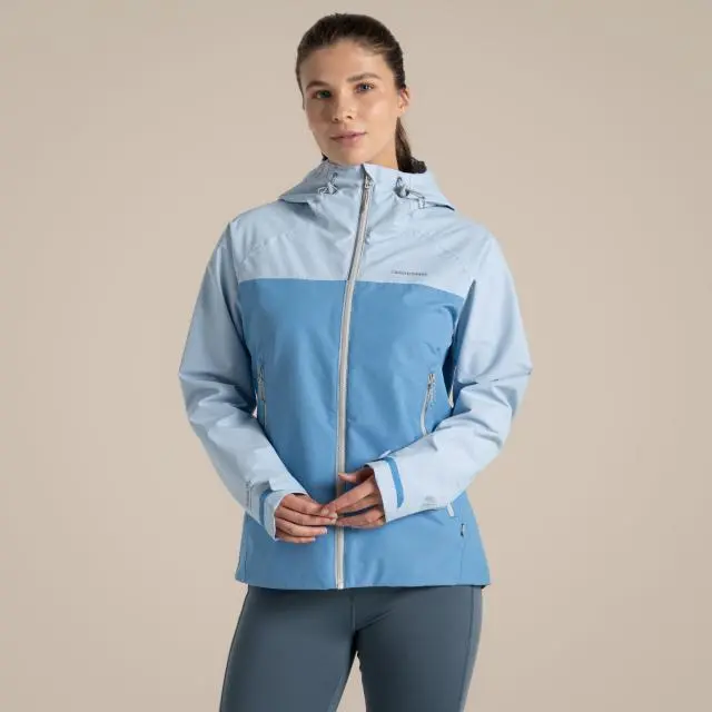Craghoppers Women's Vanth Waterproof Jacket in Blue 