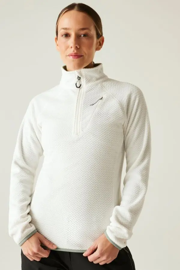 Dare 2b Women's Switch Up Lightweight Insulating Active Fleece in White 