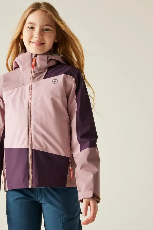 Dare 2b 'Explore' Waterproof Breathable Jacket in Purple 