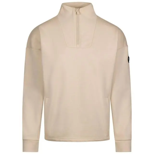 Trespass Women's Siobhan DLX Fleece Top in Light Stone 