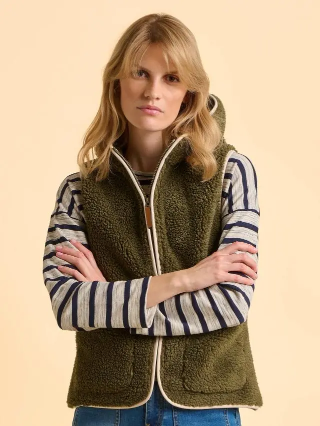 Brakeburn Women's Snug Gilet in Green 