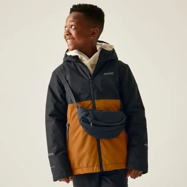 Hillain Borg Lined Hooded Waterproof Breathable Insulated Jacket