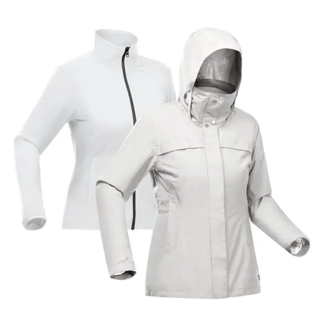 Decathlon 3in1 Waterproof Winter Hiking Jacket SH100 0 DegreeC
