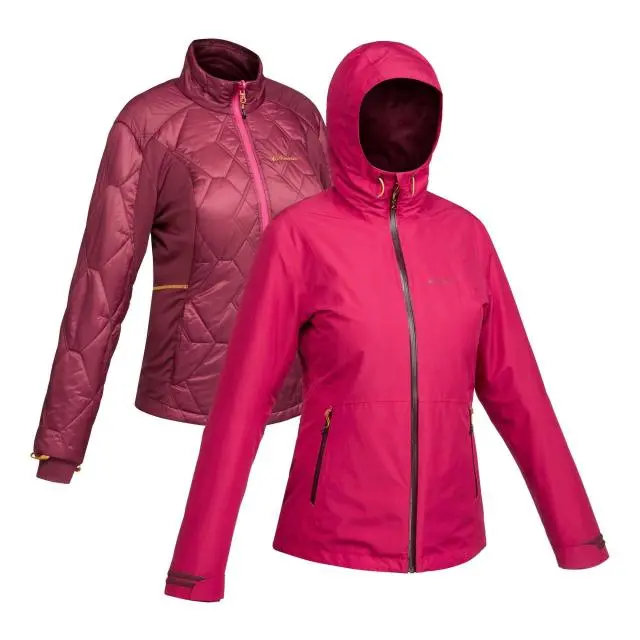 Decathlon 3-in-1 Waterproof Winter Hiking Jacket SH500