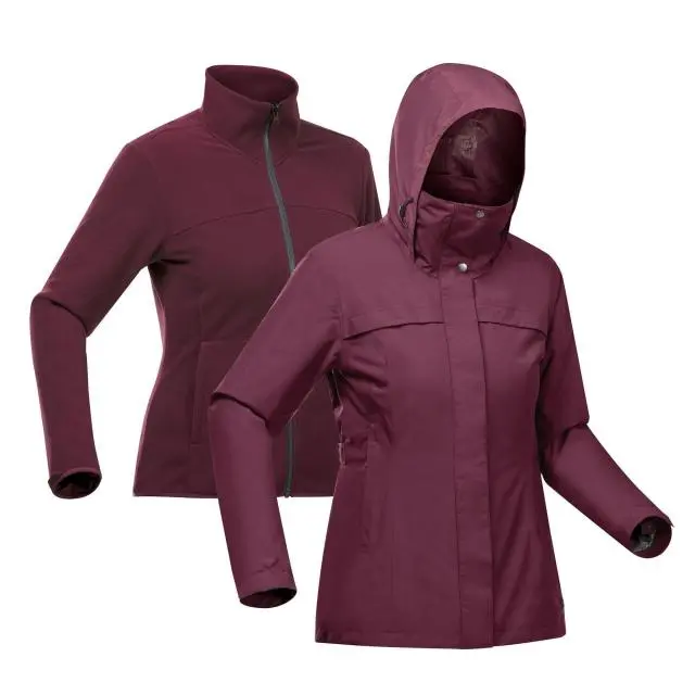 Decathlon 3in1 Waterproof Winter Hiking Jacket SH100 0 DegreeC