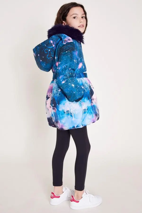 Ulla Unicorn Print Coat Multi