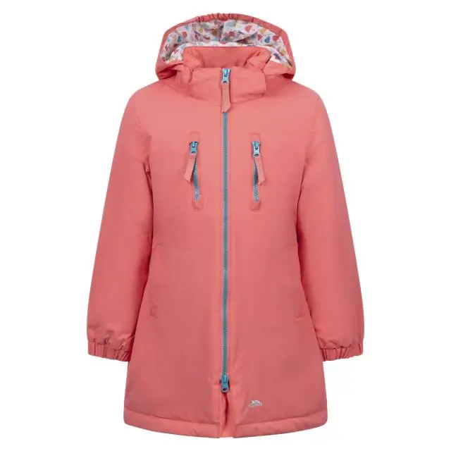 Trespass Girl's Marybank Raincoat in Orange | Size: 3-4 Years