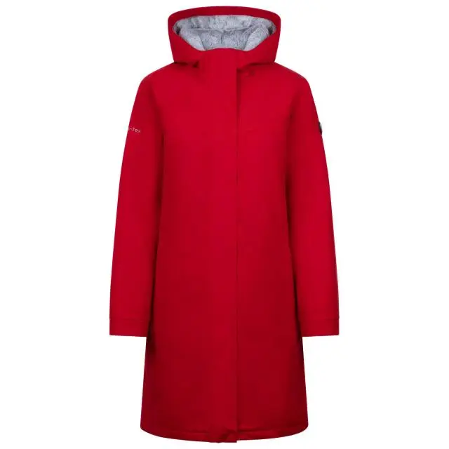 Trespass Women's Claudel Waterproof Jacket in Red | Size: XS