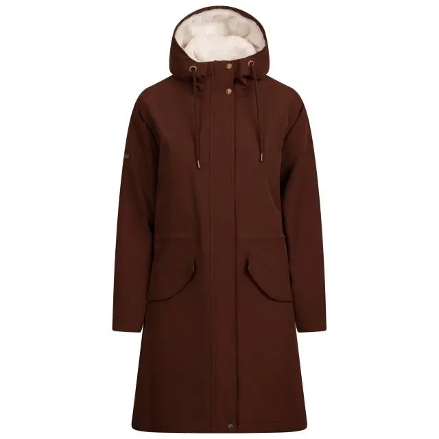 Trespass Women's Vailsom Waterproof Jacket in Beige 