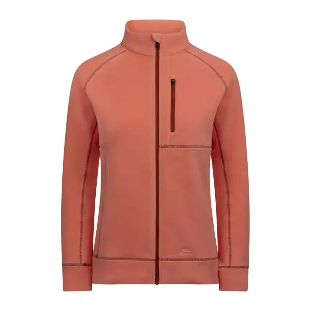 Trespass Women's Script AT200 Fleece Jacket in Light Red 