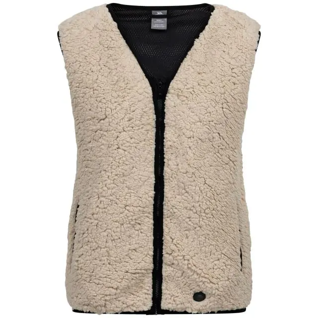 Trespass Women's Roslin Fleece Gilet in Ivory 
