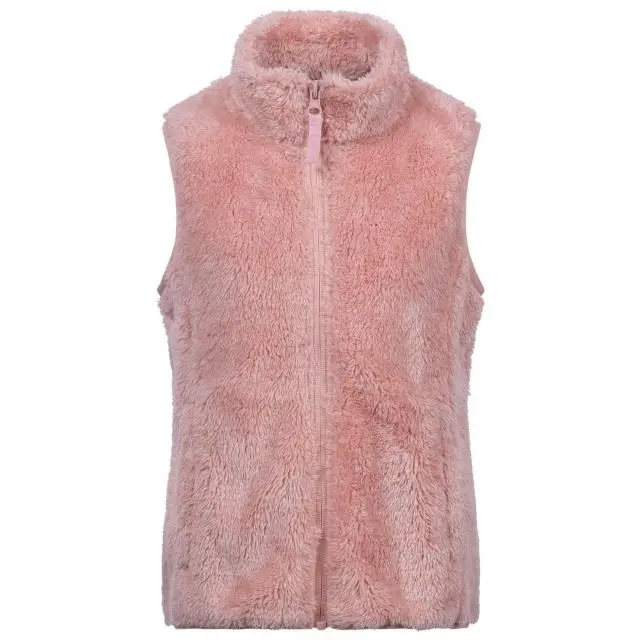 Trespass Porru Fleece Gilet in Medium Beige 