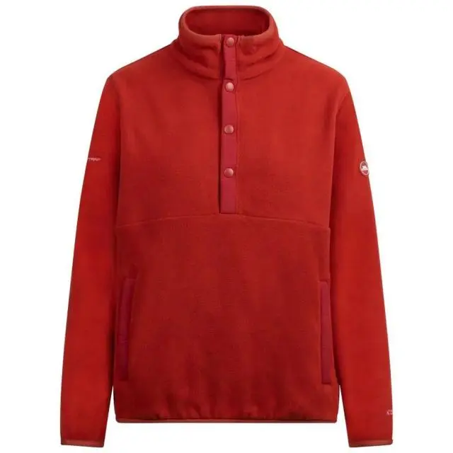 Trespass Women's Mantle Fleece Top in Light Red 