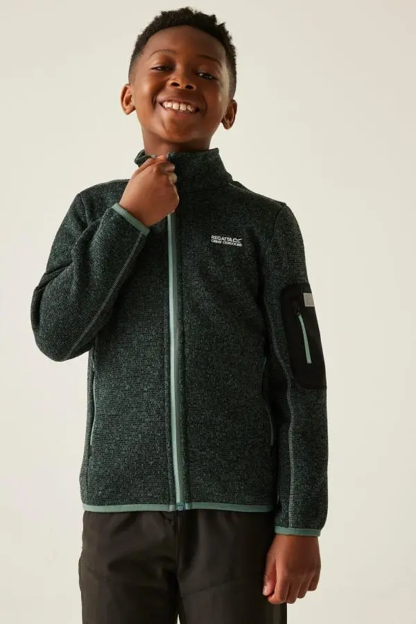 Regatta Newhill Full-Zip Lightweight Active Fleece in Green 