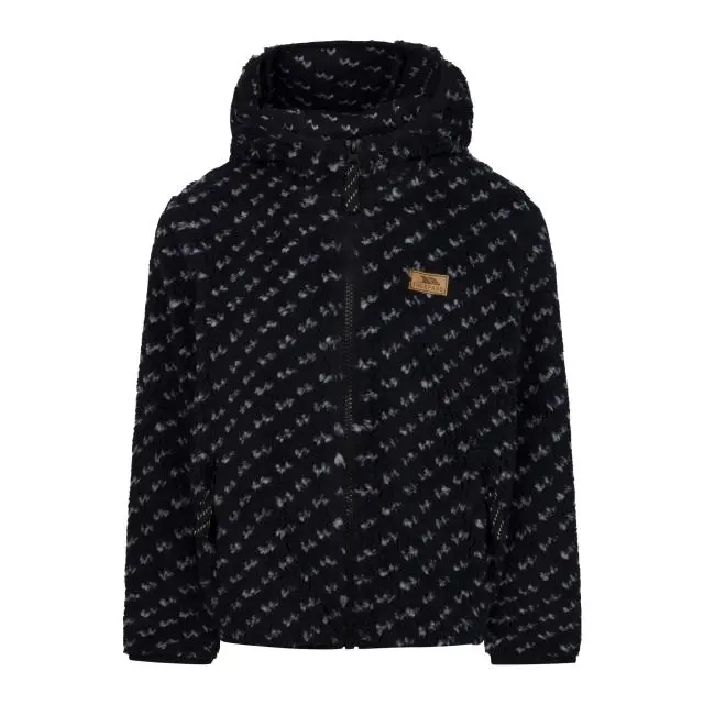 Trespass Frax Full Zip Hoodie in Black 