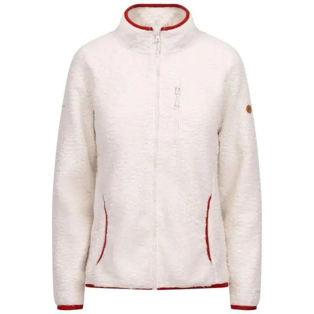 Trespass Women's Tourley Full Zip Fleece Jacket in Light Stone 