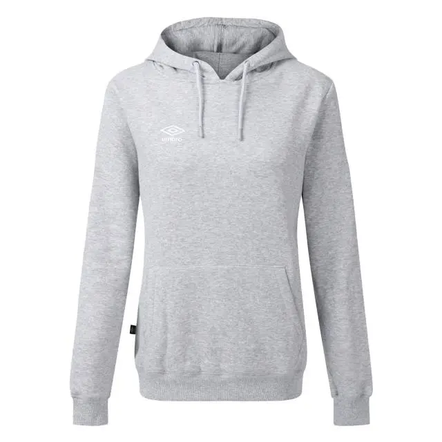 Umbro Women's Club Leisure Hoodie in Light Grey 