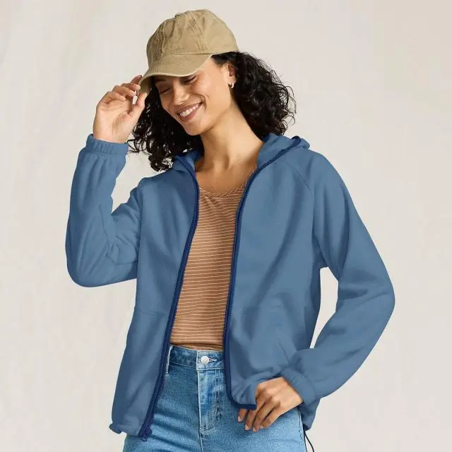 Anyweather Water Repellent Hooded Fleece Jacket