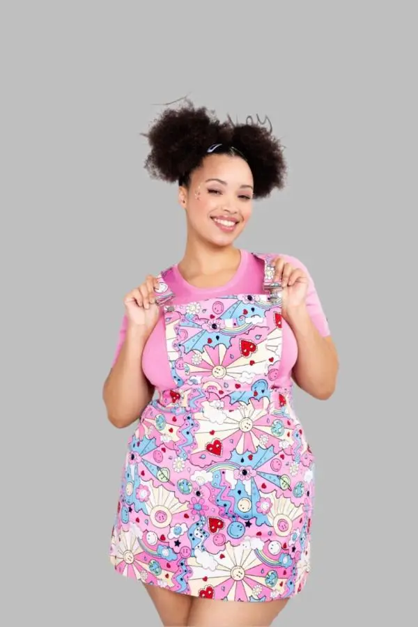 Hell Bunny Women's Loulou Pinafore Dress 