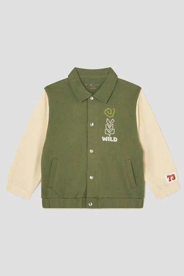 Monsoon Boy's Wild Bomber Jacket Green 