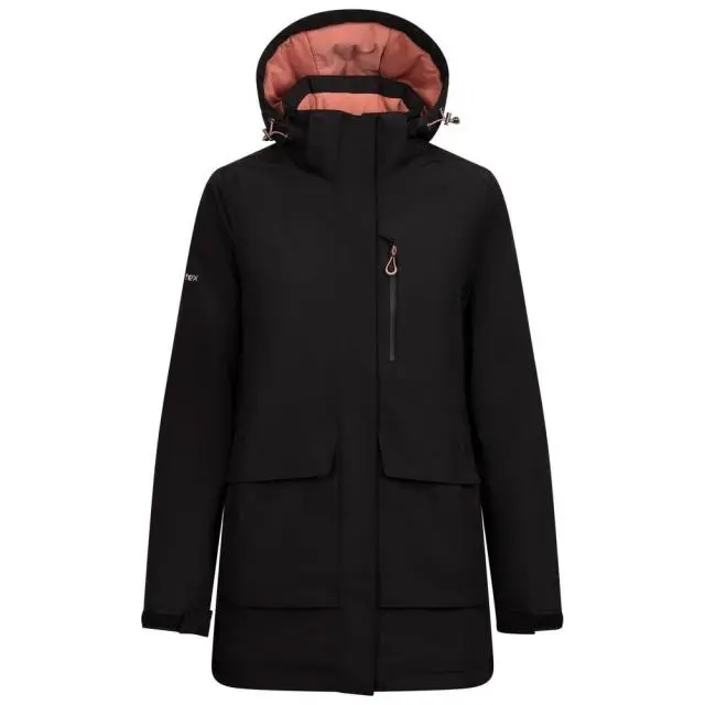 Trespass Women's Hosho Waterproof Jacket in Black 