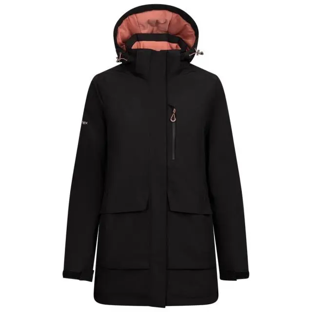 Trespass Women's Hosho Waterproof Jacket in Black 