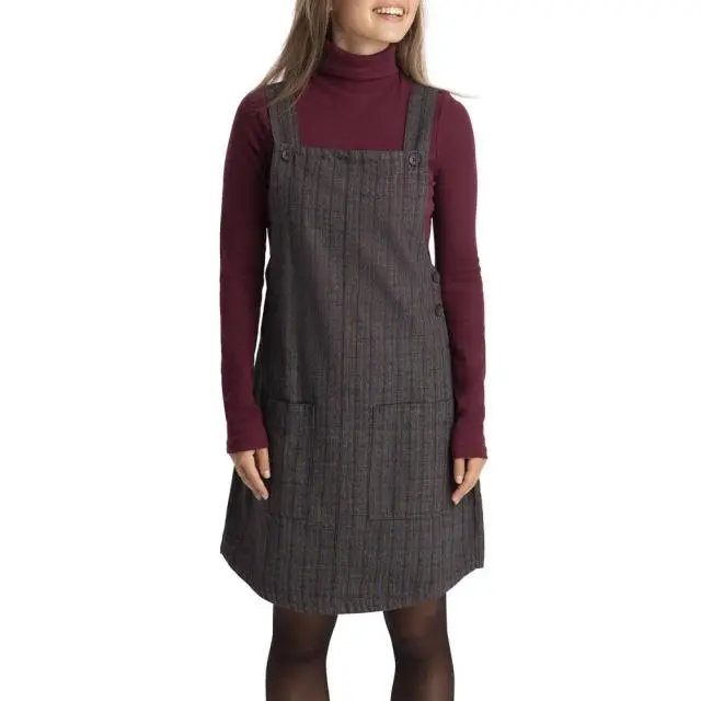 Trespass Women's Twirl Casual Dress in Dark Grey 