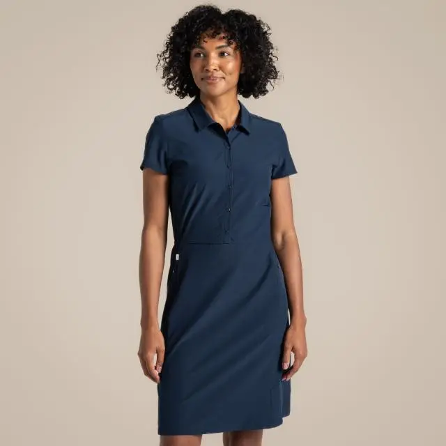 Craghoppers Women's NosiLife Pro Insect-Repellent Dress in Navy 