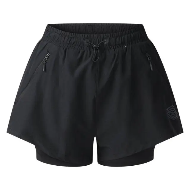 Umbro Women's Pro Training Hybrid Short in Black 