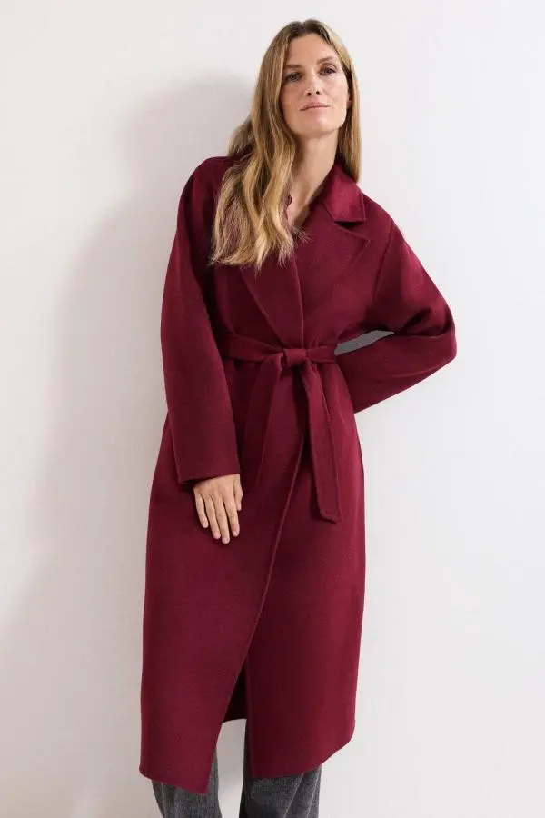 Phase Eight Women's Darcy Wool Coat in Wine 