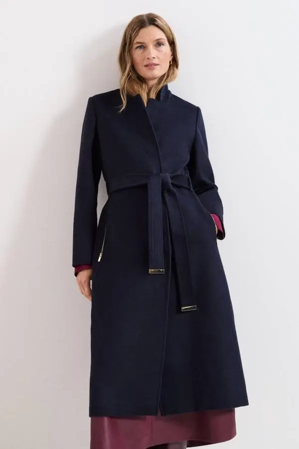 Phase Eight Women's Charlotte Wool Coat in Dark Navy