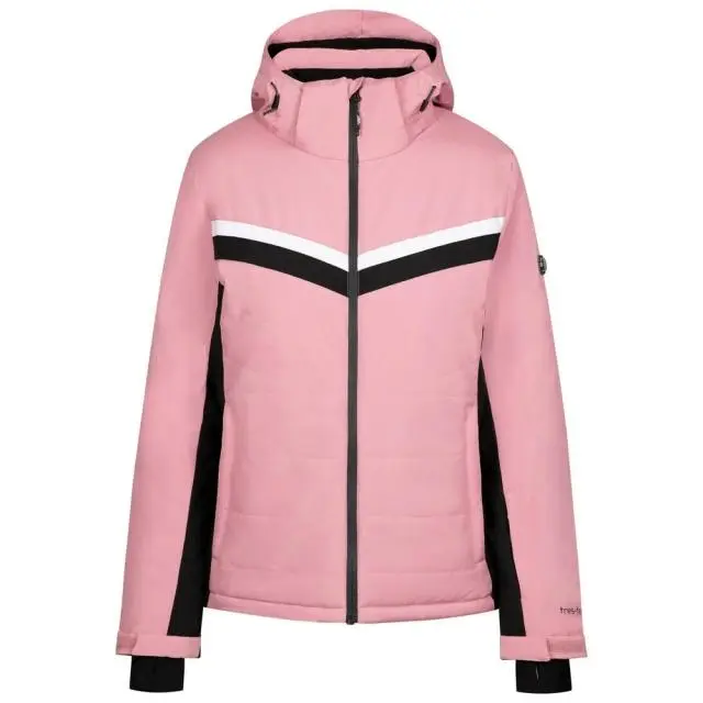 Trespass Women's Emma Padded Ski Jacket in Light Pink 