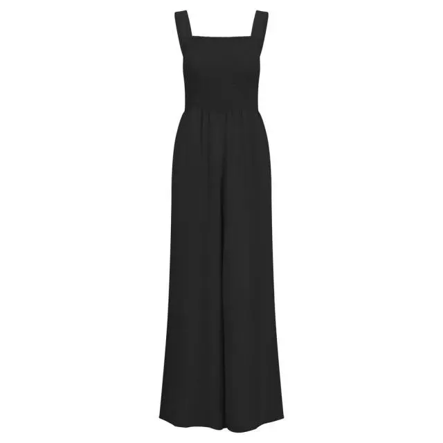 Trespass Women's Cove Full Length Sleeveless Casual Jumpsuit in Black 