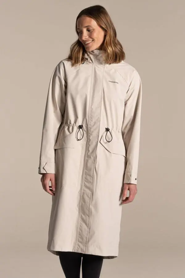 Craghoppers Women's Naima Waterproof Jacket in Cream 