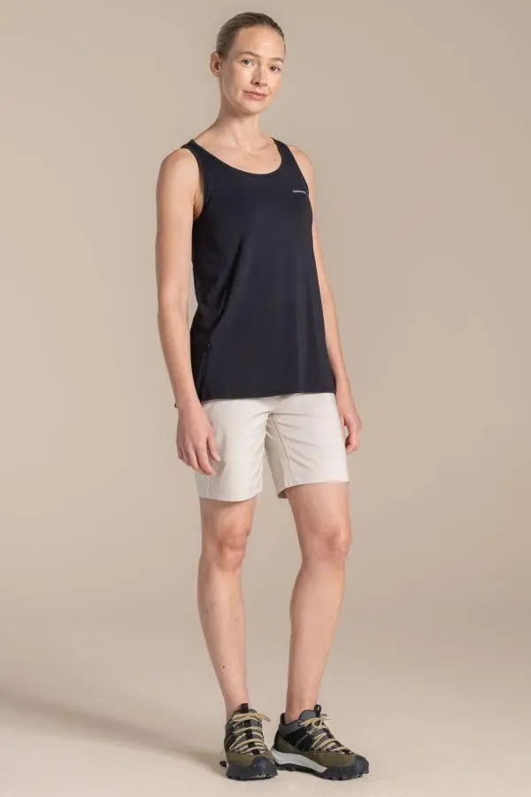 Craghoppers Women's Kiwi Pro III Water Repellent Anti-Insect Shorts in Cream 