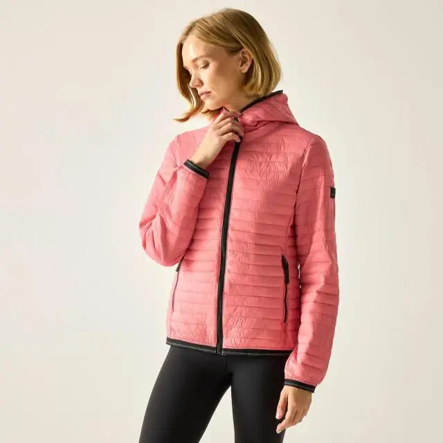 Regatta Women's Rigain Lightweight Quilted Water-Repellent Jacket in Peach 