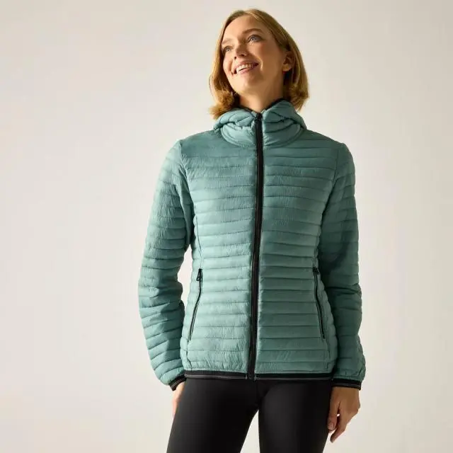 Regatta Women's Rigain Lightweight Quilted Water-Repellent Jacket in Teal 