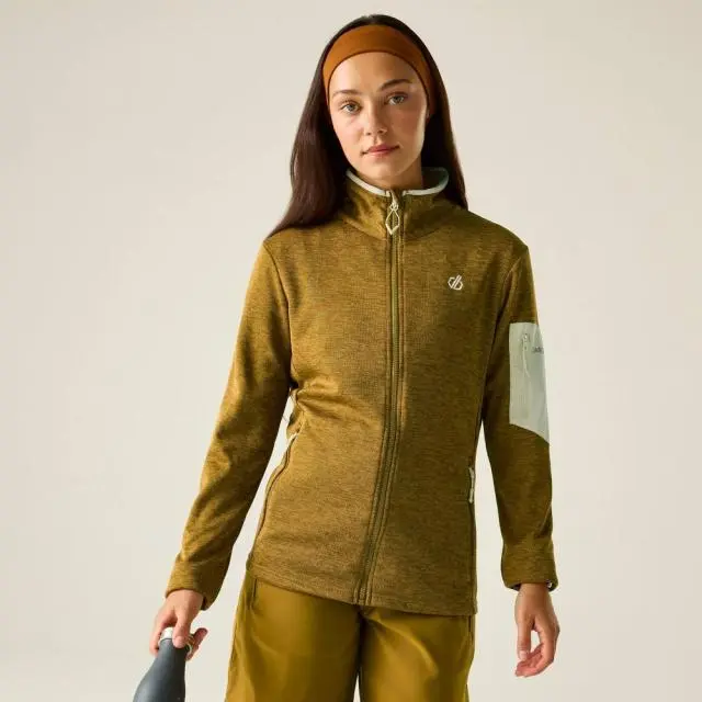 Dare 2b Women's Torrek II Full Zip Active Fleece in Tan 