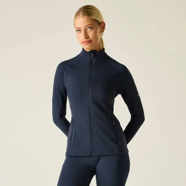 Dare 2b Women's Refresh Quick Dry Full Zip Midlayer in Mid Navy 