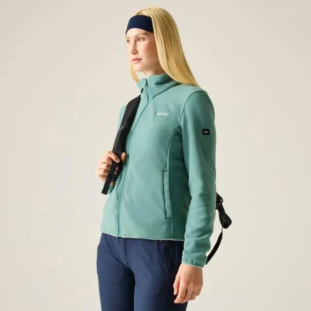 Regatta Women's Clemance IV Full Zip Walking Fleece in Teal 