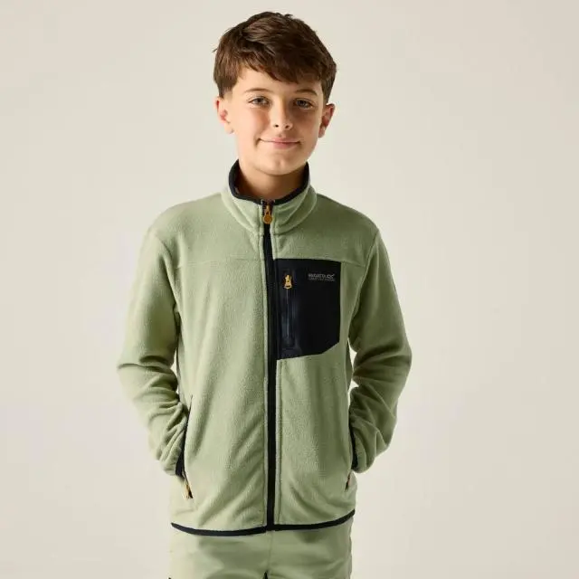 Regatta Frankie Full Zip Fleece in Light Green 