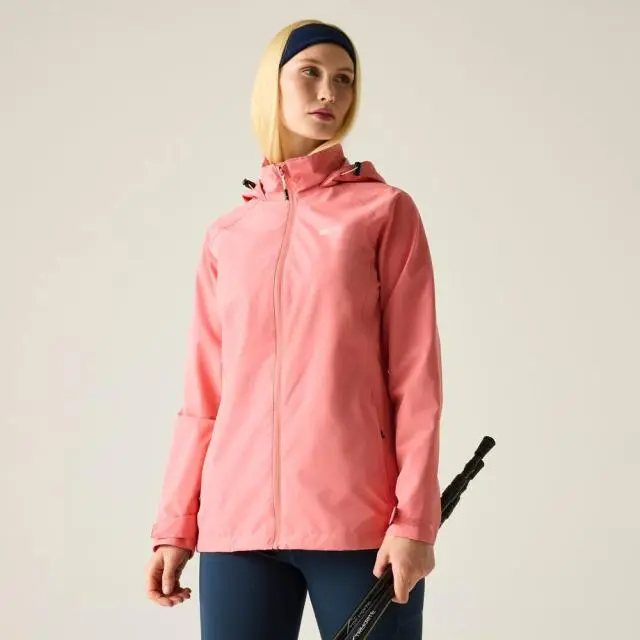 Regatta Women's Daysha II Waterproof Hooded Shell Jacket in Peach 