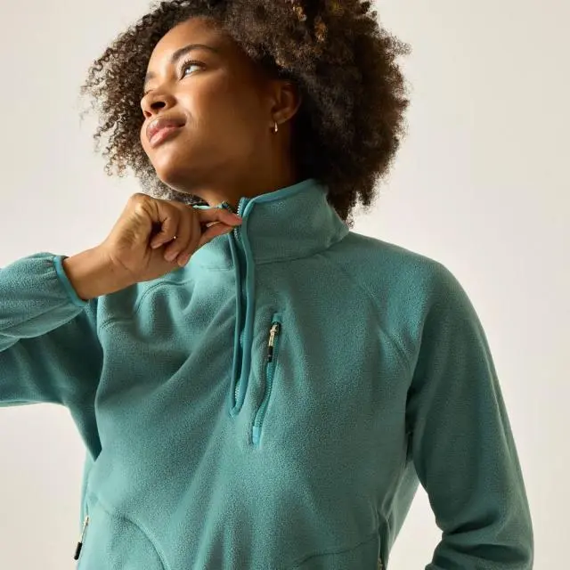 Regatta Women's Frankie Half Zip Insulating Fleece in Teal 