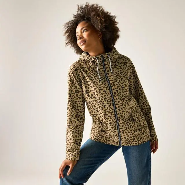 Regatta Women's Bayletta Hooded Waterproof Jacket in Tan 